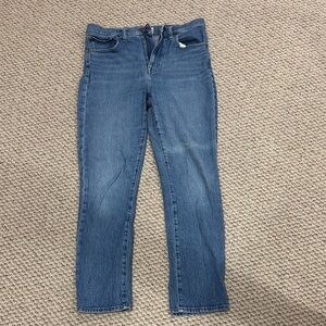 Madewell Classic Medium Blue Straight-Leg Jeans